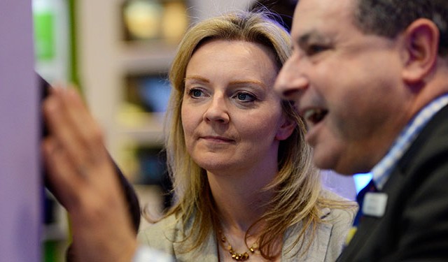 Lewis Bronze with Elizabeth Truss MP